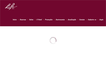 Tablet Screenshot of hotellife.com.br